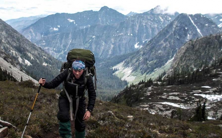 adult backpacking in the pacific northwest